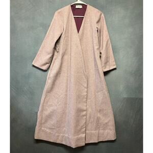 Vintage Lily of France Trench Coat USA Made Rosa Puleo-Szule Petite Open Front
